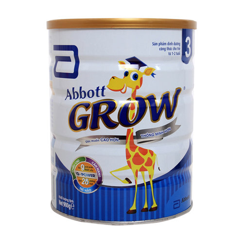 Sữa bột Abbott Grow số 3 900g (1 – 2 tuổi)